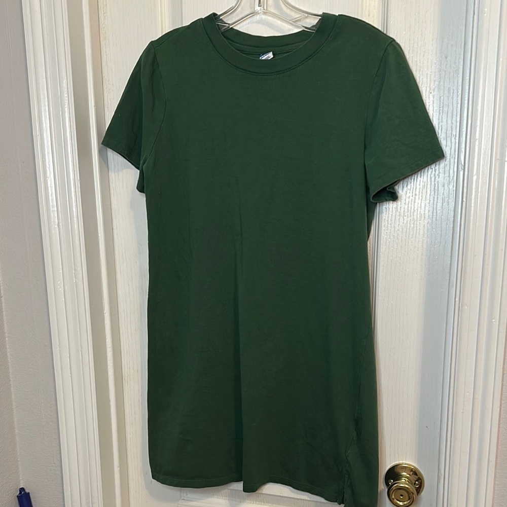 Green Short Sleeve T-Shirt/Dress